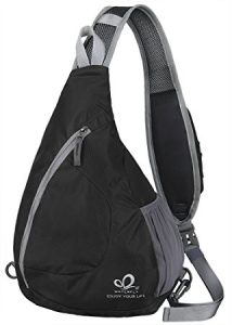 WATERFLY Sling Chest Backpacks Bags Crossbody Shoulder Triangle Packs Daypacks