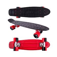 Flybar 22” Skateboard for Kids, Beginners - Plastic Cruiser Non-Slip Deck Multiple Colors for Boys and Girls