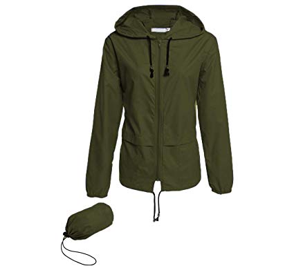 Hount Women's Lightweight Hooded Raincoat Waterproof Packable Active Outdoor Rain Jacket review