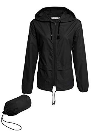 Lomon Lightweight Waterproof Packable Outdoor Hooded Rain Jacket For Women review