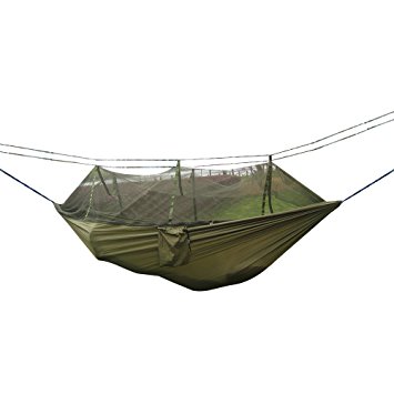 Double Camping Hammock With Mosquito Net