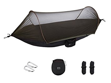 Physport Hammock Tent with Mosquito Portable Parachute Fabric Net