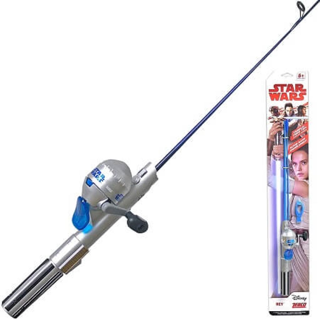 Zebco Star Wars Spincast Reel and Light-Up Fishing Rod Combo