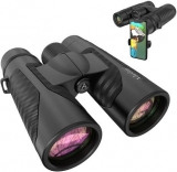 Adasion 12×42 Binoculars – HD Binoculars for Adults with Universal Phone Adapter