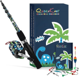 QudraKast Kids Fishing Pole and Reel Combo
