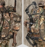 TIDEWE Hunting Pack 3400cu, Silent Frame Hunting Backpack for Bow/Rifle/Pistol
