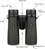 Vortex Optics Diamondback Roof Prism Binoculars 10×42